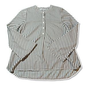 MADEWELL half button down long sleeve top